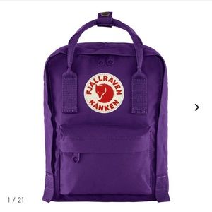 Purple Two-Tone Fjallraven Kanken Mini